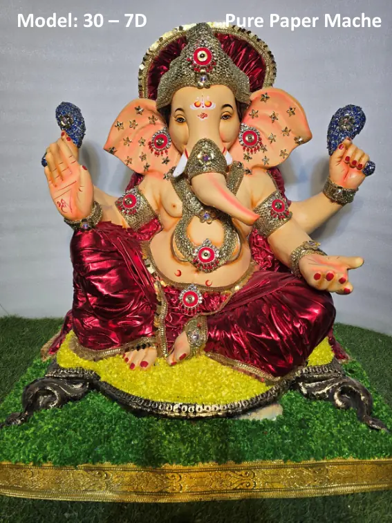 Custom Order — bespoke decorated and glow-in-dark Ganesha idols
