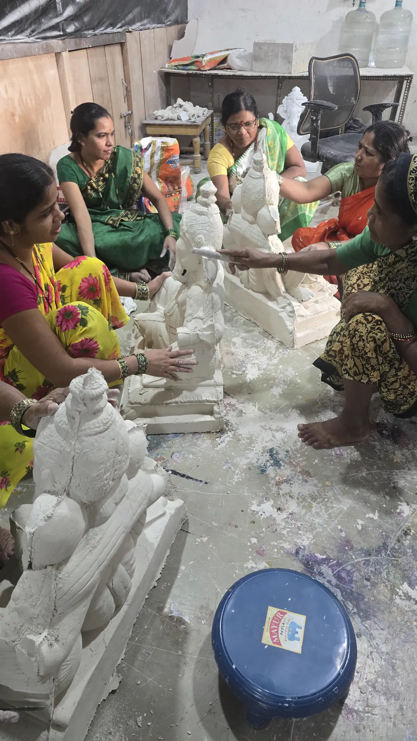 Devta women artisans crafting idols